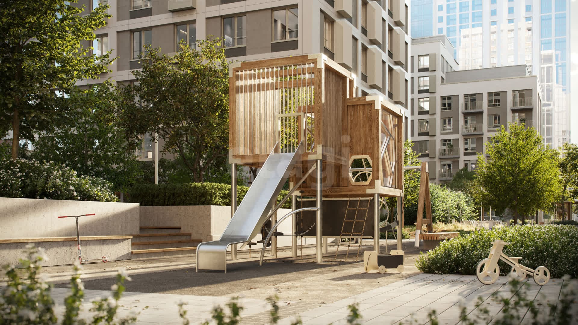 Город на озере №9