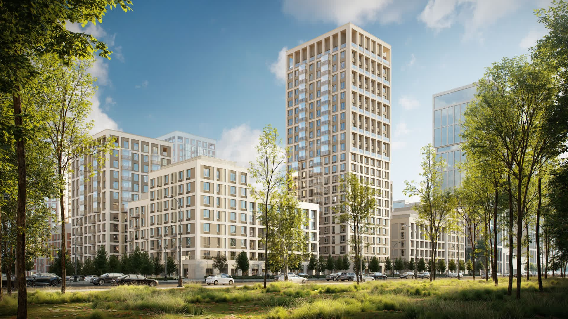 Город на озере №1