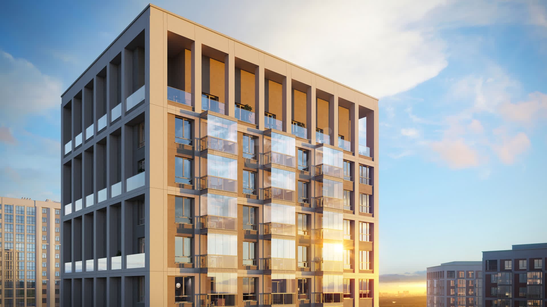 Город на озере №7